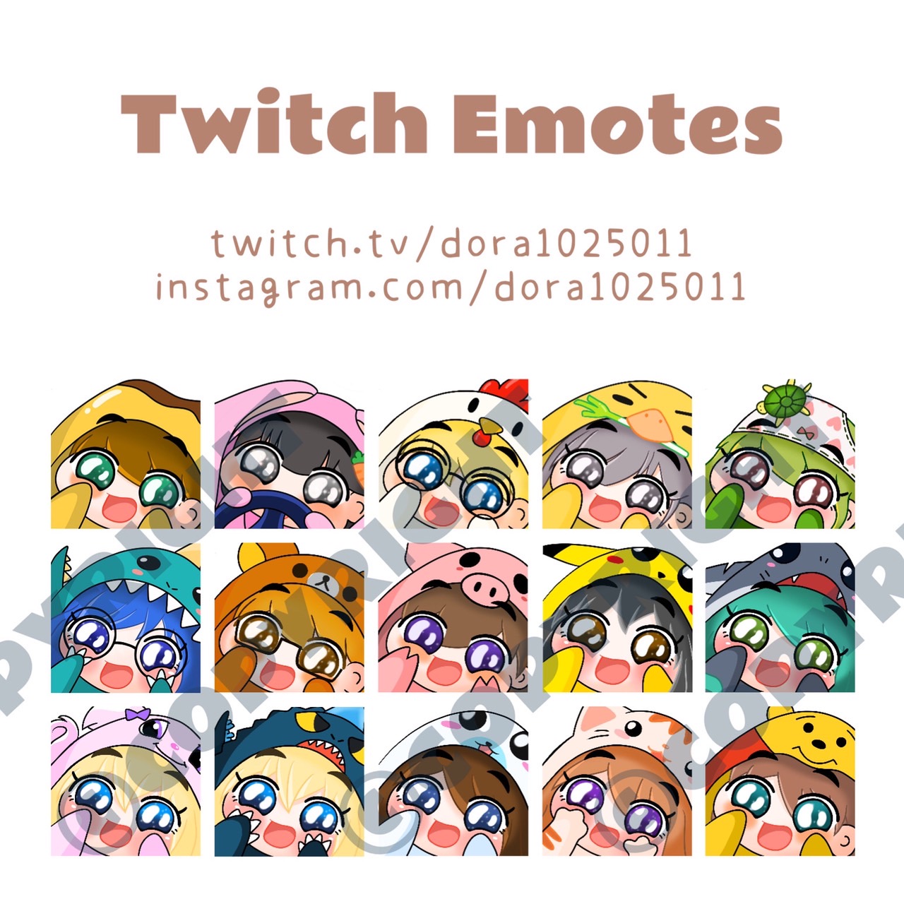 Twitch表情貼圖擠臉貼圖委託 慈慈 Clibo 同人委託平台 Twitch表情貼圖擠臉貼圖委託 慈慈 Clibo 同人委託平台